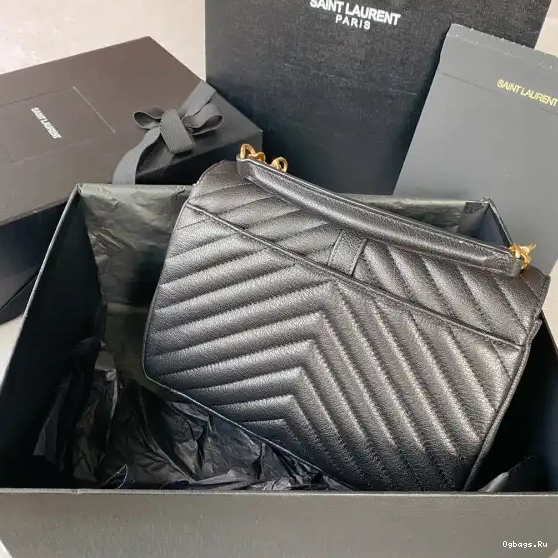 leather YSL Medium bag-24*17*6.5cm shoulder 0515